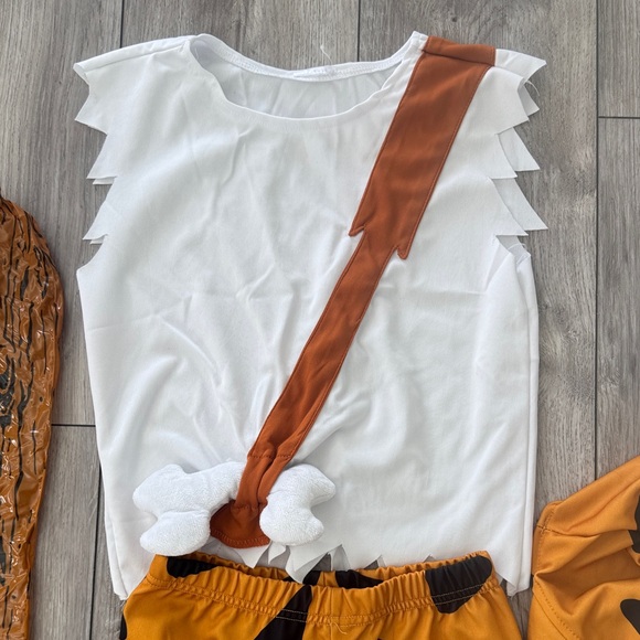 Spirit Kids Prehistoric Costume - White and‎ Brown - Picture 10 of 10